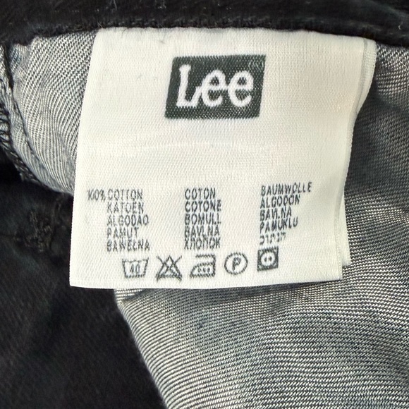 Lee Mens Black Denim Jeans 34x32 - Picture 4 of 9